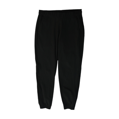 Black Striped Regular Pants