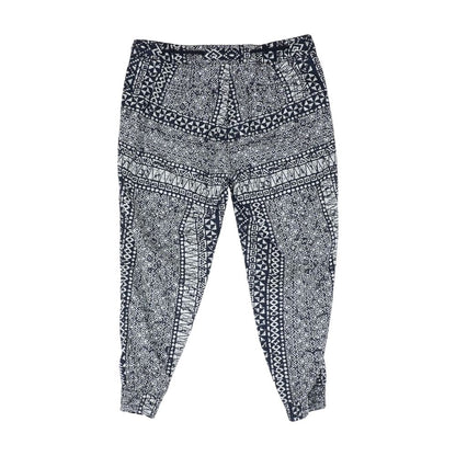 Navy Geometric Joggers Pants