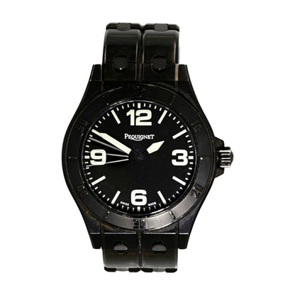 Men's Black Automatic Stainless Steel Watch