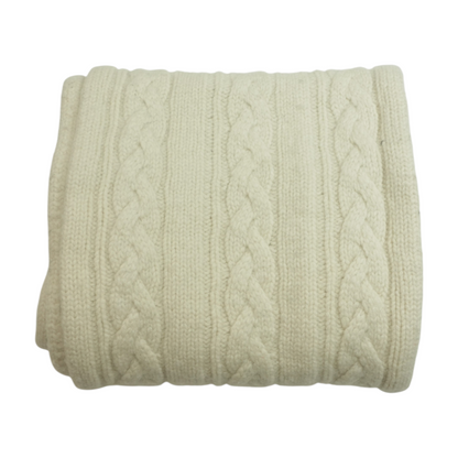 Ivory 100% Cashmere Scarf