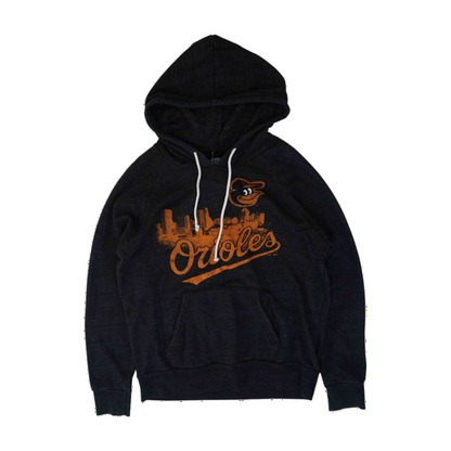 Gray Baltimore Orioles Solid Hoodie Pullover