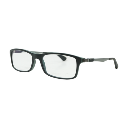 Black RB 7017 Rectangle Prescription Eyewear