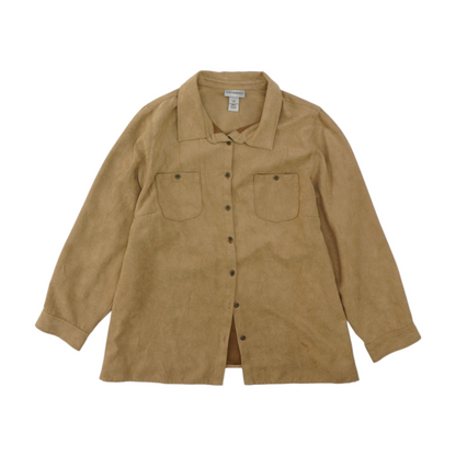 Khaki Plus Button Down