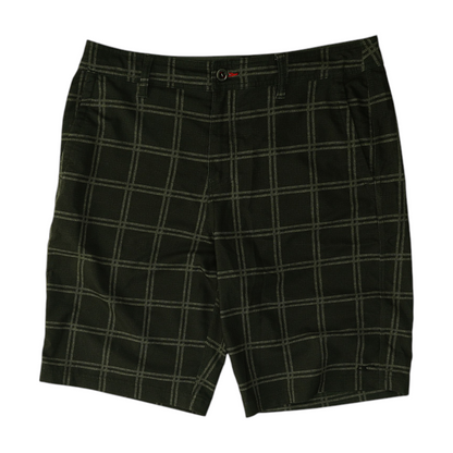 Gray Plaid Chino Shorts