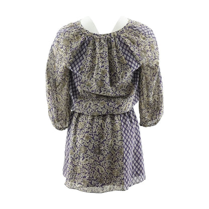 Purple Paisley Mini Dress