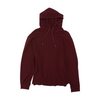 Maroon Solid Hoodie Pullover