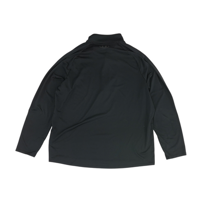 Black Solid 1/4 Zip Pullover