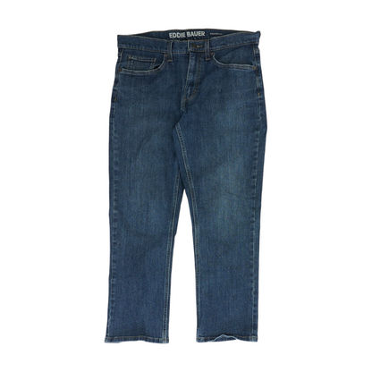 Navy Straight Jeans