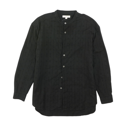 Black Striped Long Sleeve Button Down