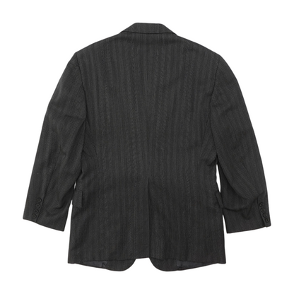 Vintage Gray Striped Sport Coat