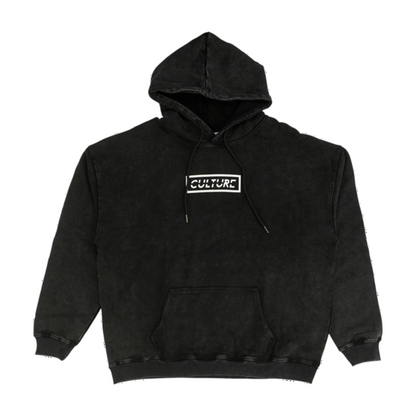 Black Graphic Hoodie Pullover