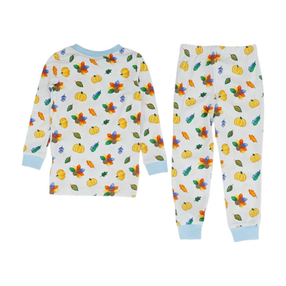 Multi Graphic Pajama Set