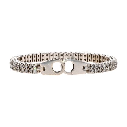 3.33 ctw 14K White Gold Diamond Tennis Bracelet