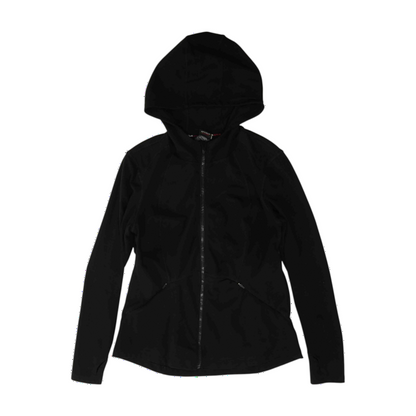 Black Solid Active Jacket