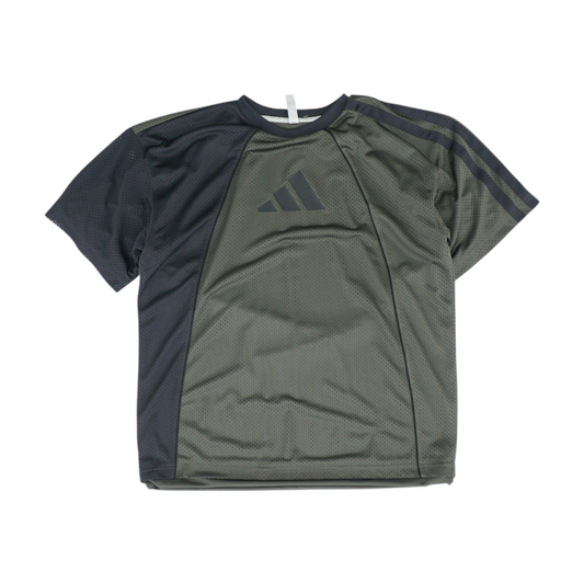Gray Color Block Active T-Shirt