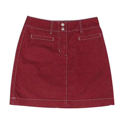 Maroon Skirt