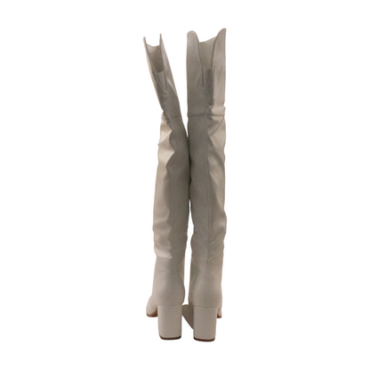 White Over-the-Knee Boots