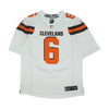 Men's White Cleveland Browns Short Sleeve Jersey