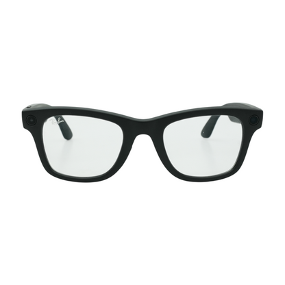 Black Wayfarer Smart Glasses