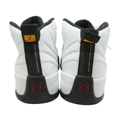 Air Jordan 12 Retro Taxi High-Top Athletic Shoes