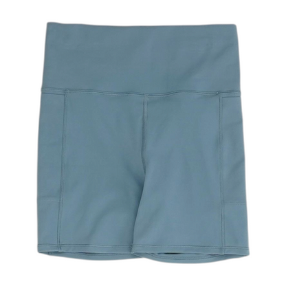 Blue Solid Active Shorts