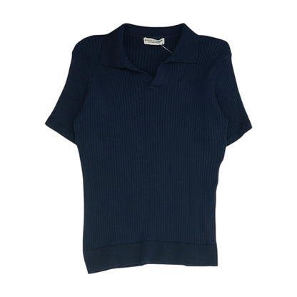 Navy Solid Pullover Sweater