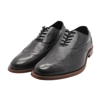 Black Lace-Up Dress Shoes