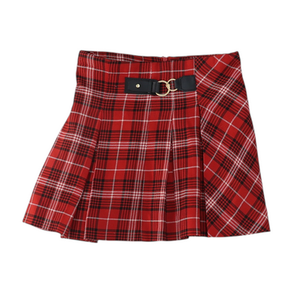 Red Plaid Skirt