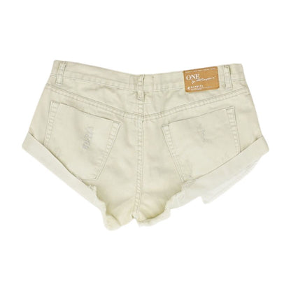 Gray Solid Shorts