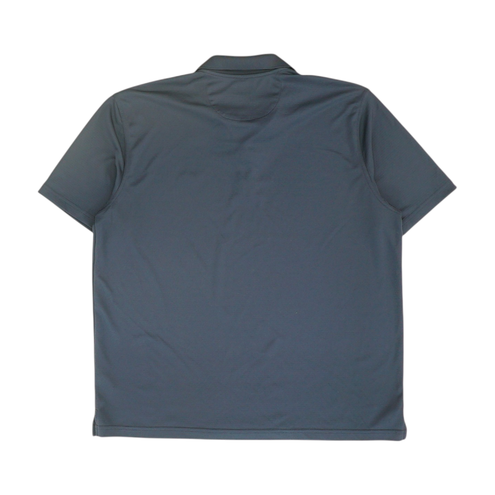 Navy Solid Short Sleeve Polo
