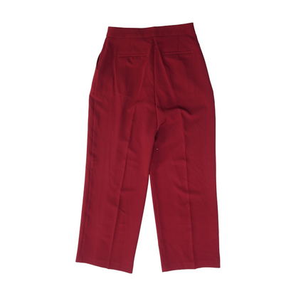 Red Straight Pants