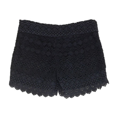Navy Eyelet Shorts