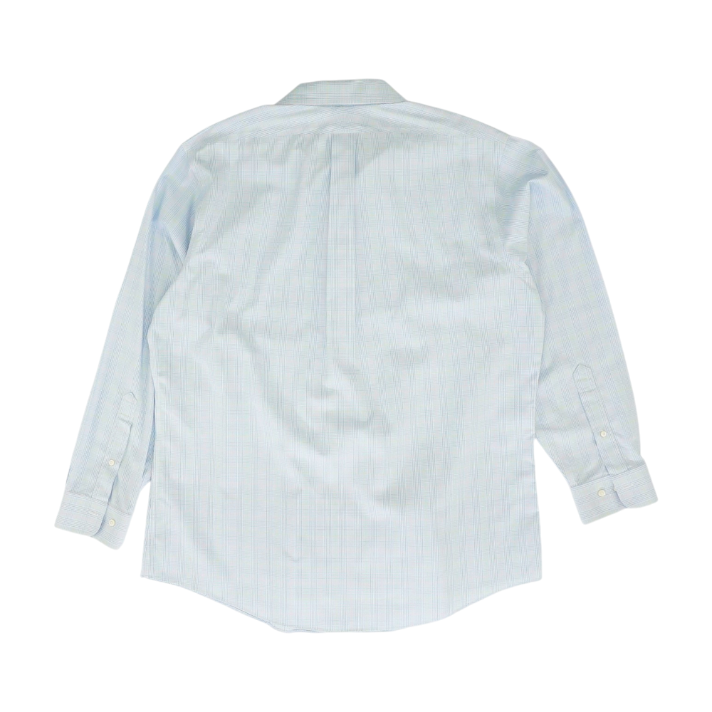 Blue Check Long Sleeve Button Down