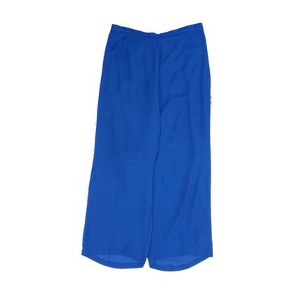 Blue Plus Size Regular Pants