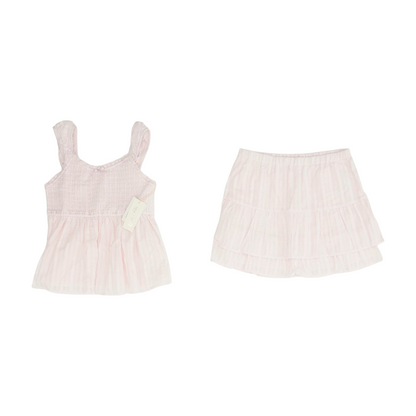 Pink Sleeveless Set