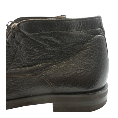 Tacna Brown Peccary Leather Chukka Boots