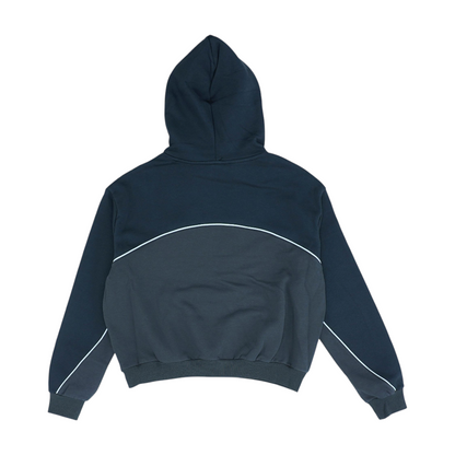 Gray Solid Hoodie Pullover