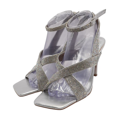 Silver Stiletto Heels