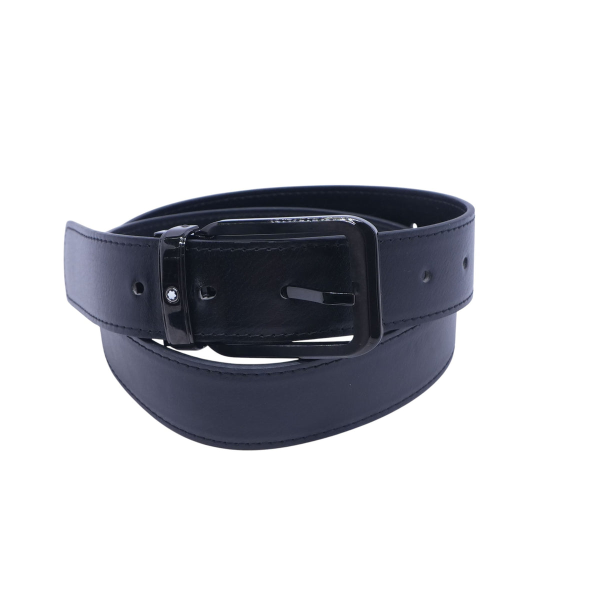 Black Reversible Leather Belt