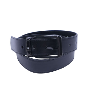 Black Reversible Leather Belt