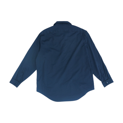 Charcoal Solid Long Sleeve Button Down