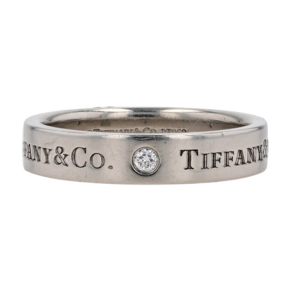 1/10 ctw Platinum Diamond Band Ring