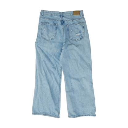 Blue Wide Leg Jeans