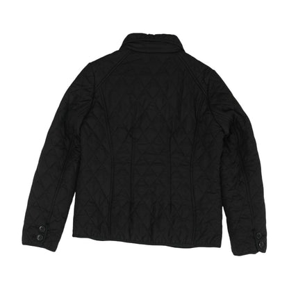 Black Solid Lightweight Coat