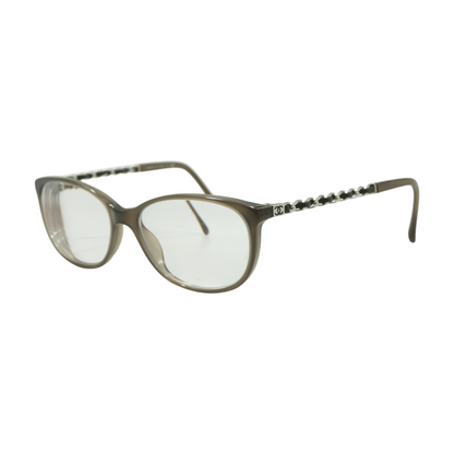 Gray CHANEL 3221 Oval Prescription Eyewear