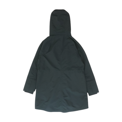 Black Solid Rain Jacket