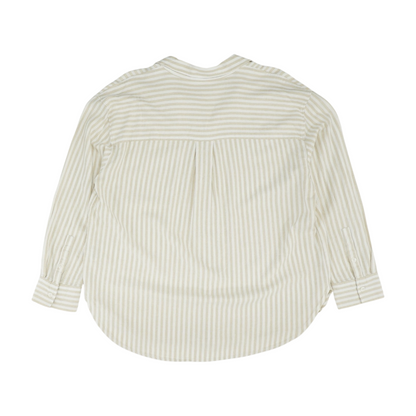 Tan Striped Button Down
