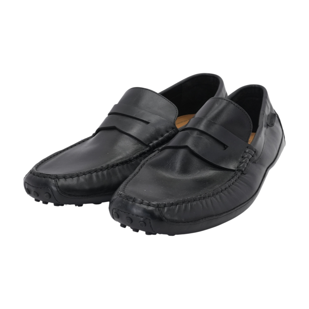Black Slip-On Dress Shoes