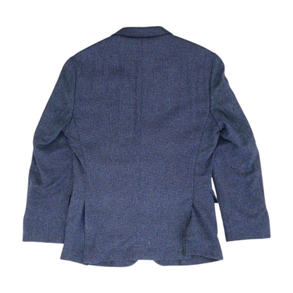 Navy Short Abstract Sport Coat