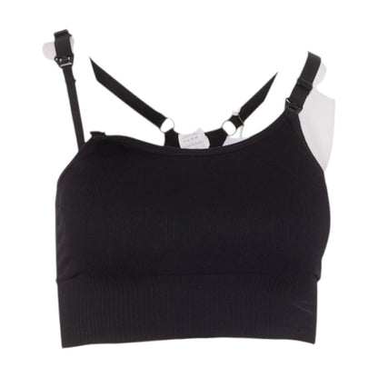 Black Maternity Solid Bra